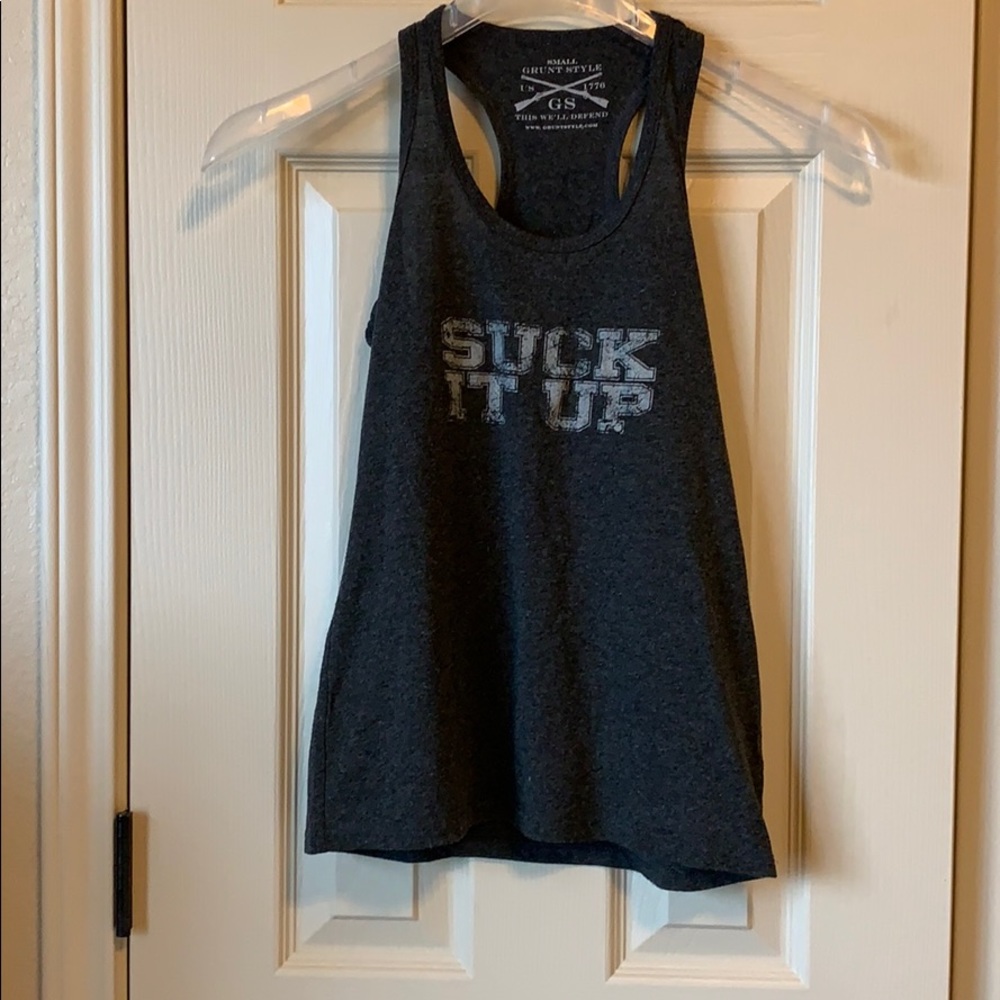 Gray Grunt Style Workout Tank 🖤